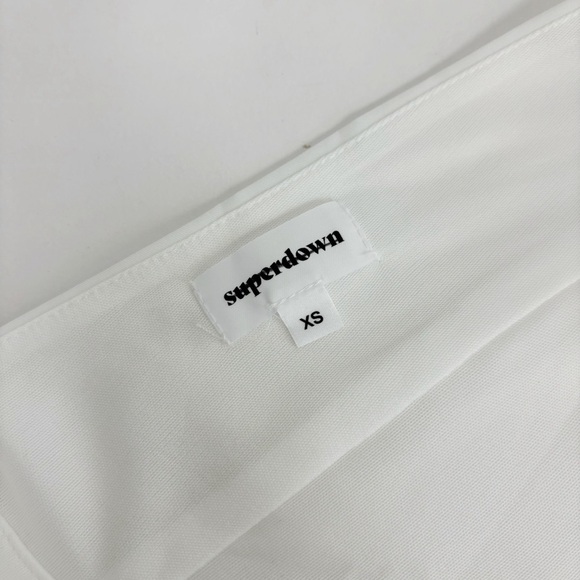 Superdown Harlow Mini Dress in White Size XS - Picture 8 of 12